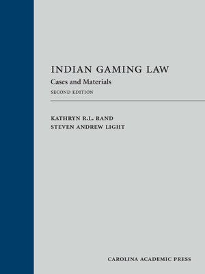 cover image of Indian Gaming Law